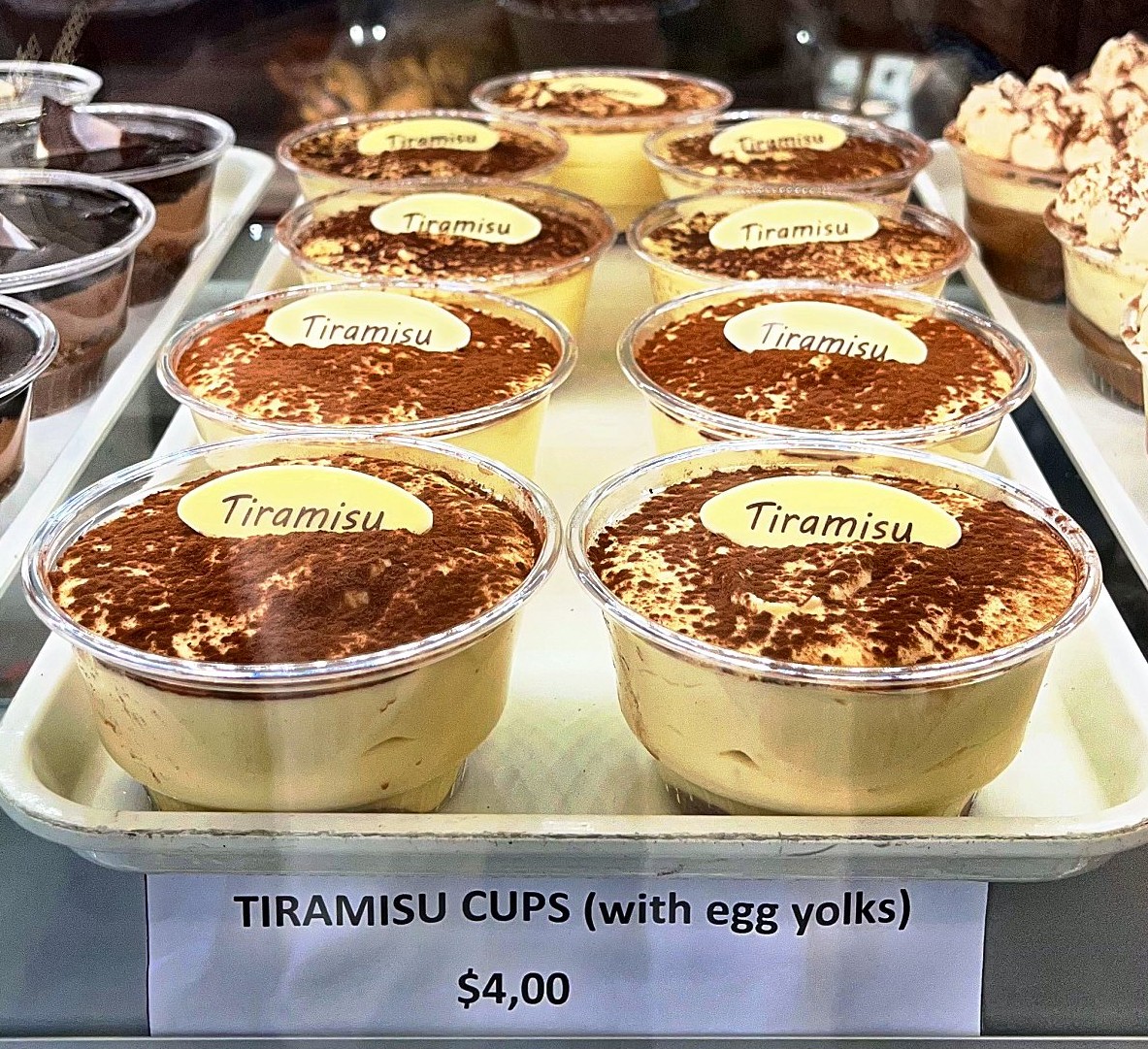 Dessert selection at Kostas Meat Market and Deli