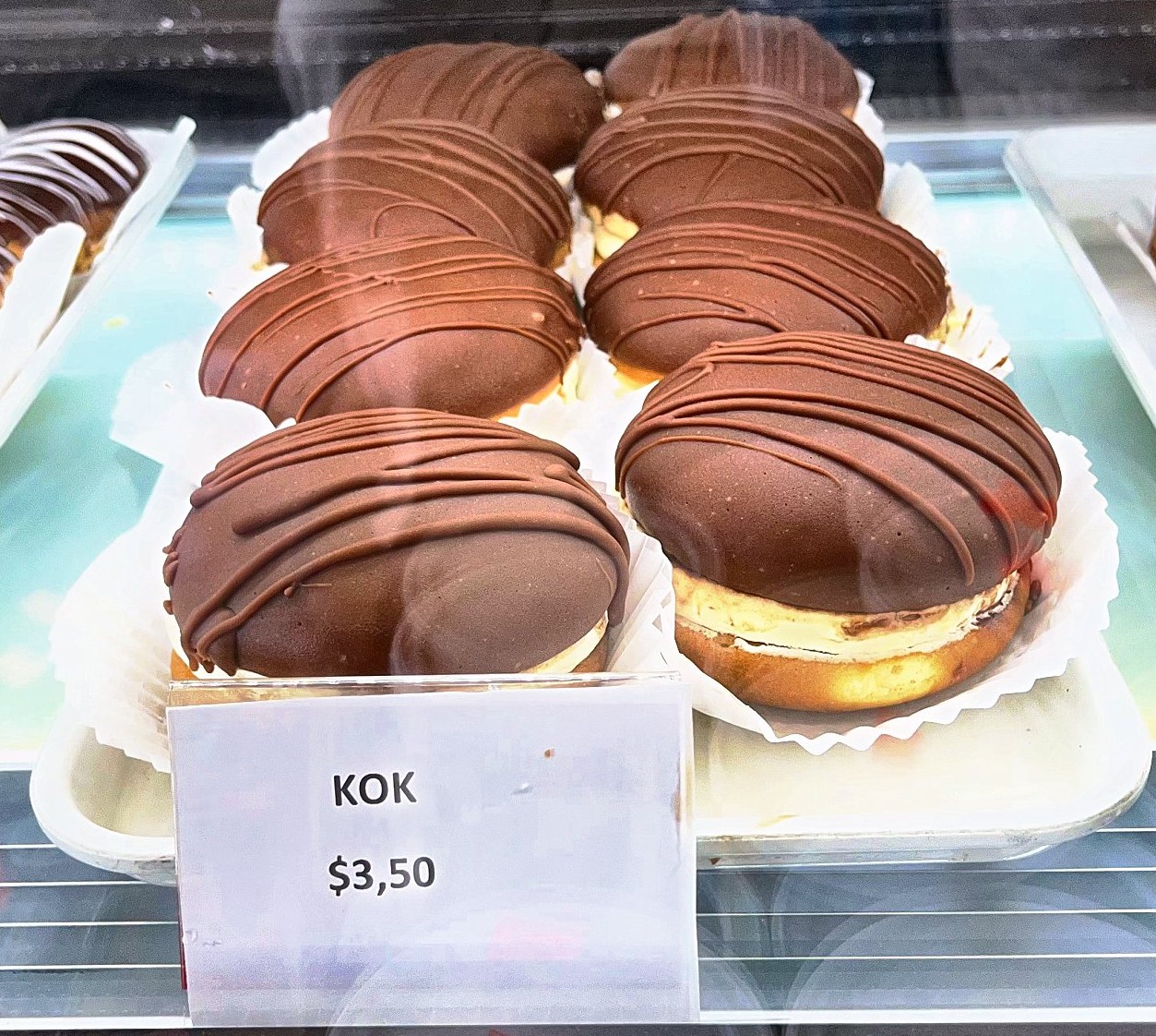 Dessert selection at Kostas Meat Market and Deli