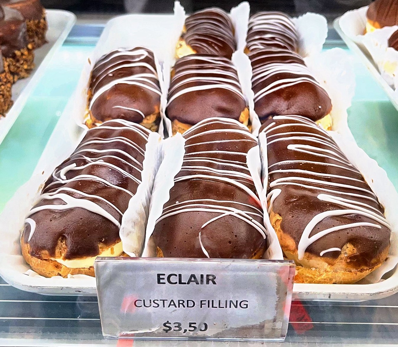 Dessert selection at Kostas Meat Market and Deli