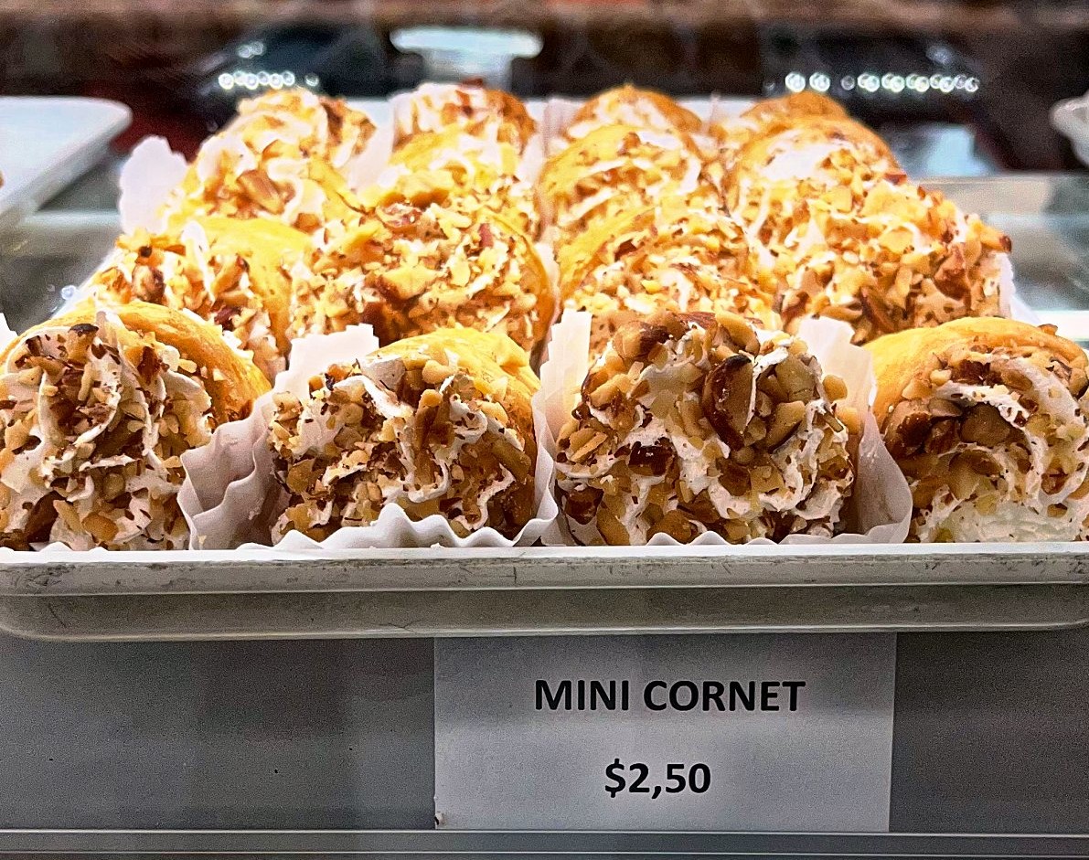 Dessert selection at Kostas Meat Market and Deli
