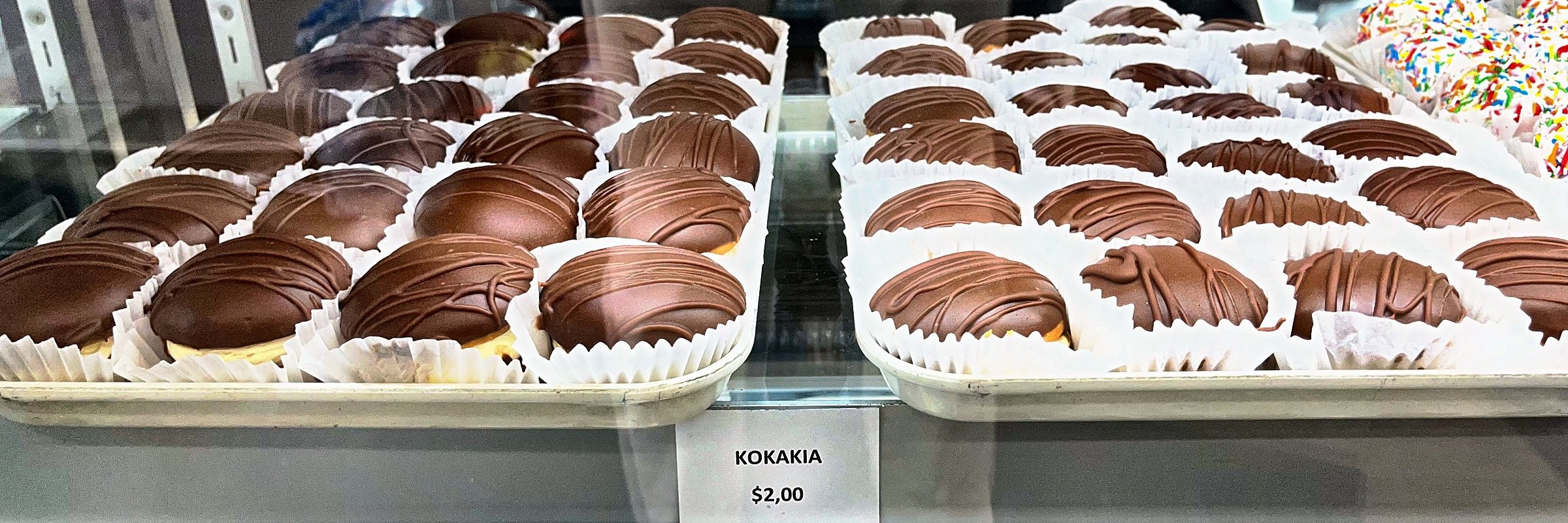 Dessert selection at Kostas Meat Market and Deli