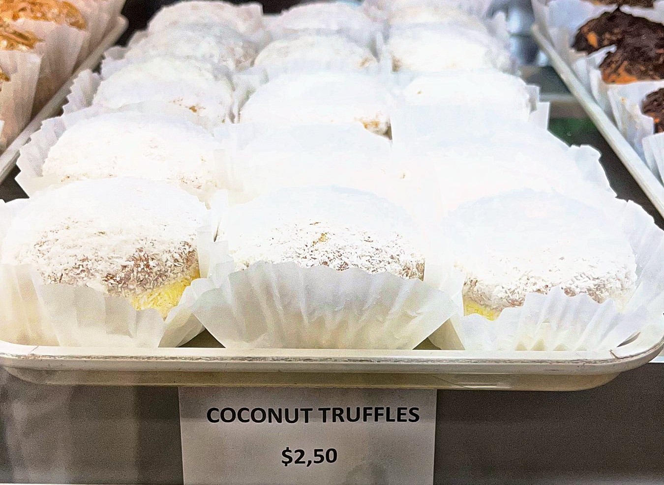 Dessert selection at Kostas Meat Market and Deli