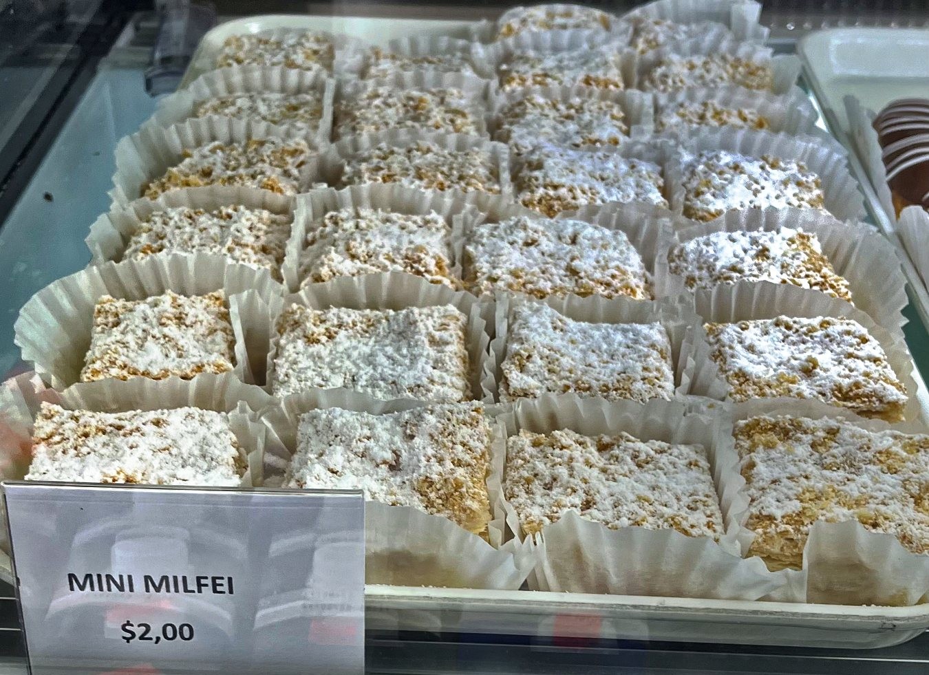 Dessert selection at Kostas Meat Market and Deli
